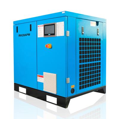 China High Quality 15kW 20hp Lubricated 7 Bar 8 Bar 10 Bar Automotive Direct Driven Air Compressor for sale