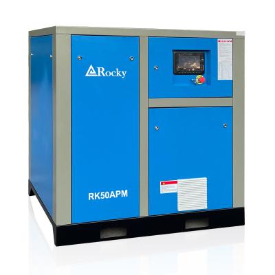 China Lubricated Permanent Magnet Permanent Magnet Energy Saving 37 KW Variable Speed ​​Screw Air Compressor 50HP Overall Plant Equipment for sale