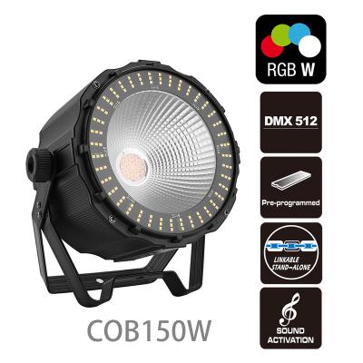 China Sports Stadiums Operation Stage Light 150W COB RGB 3in1 Quiet Par Light for sale