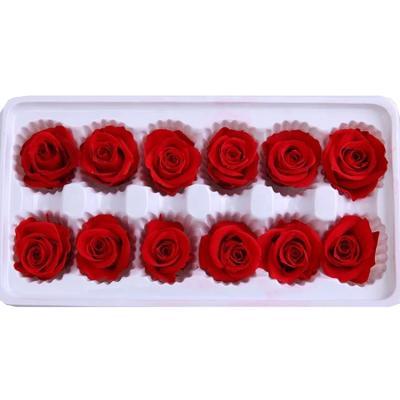 China Factory Directly Wholesale Touch Preserved Flower Gift 3-4cm True With Rose Bud for sale