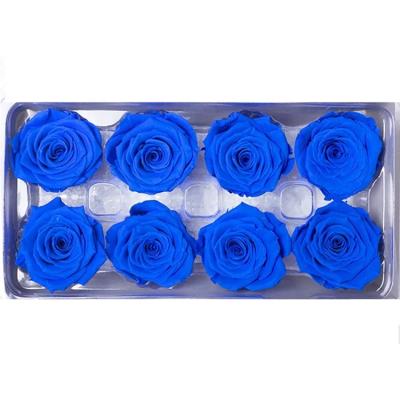 China Wholesale Gift Valentines Day Gifts 4-5cm Preserved Roses Flower Eternal Rose Head for sale