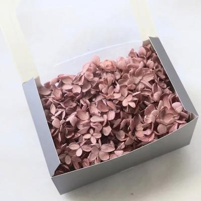 China Gift Tender Preserved 200g/box Hydrangea With High Quality Wedding Decoration for sale