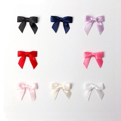 China Small Size Bow Kid's Satin Hair Accessories Polyester DIY Party Supply Gift Flower DIY Craft Decoration for sale