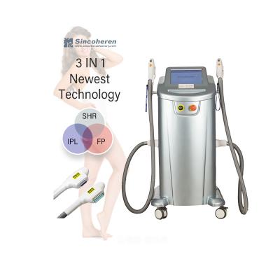 China Pigment Removal Hair Removal Skin Rejuvenation IPL Hair Removal Laser SHR Machine for sale