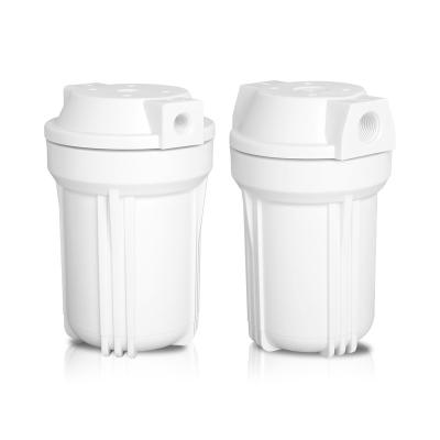 China Easy Operation MSQ Low Price Household White Bottle Water Filter 5 Inch White Housing Plastic Water Filter Housing for sale