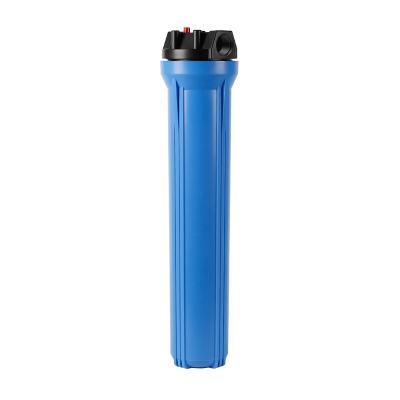 China Household MSQ 20 inch Big Blue Cartridge Filter Housing Pre Filter Whole House Water Filter Housing for sale