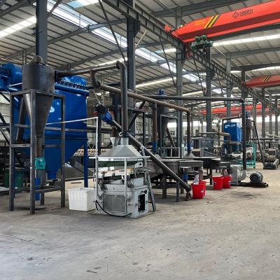 China Construction worksÂ  Custom capacity full automatic waste printed circuit boards electric boards crushing and separating plant copper recycling plant for sale