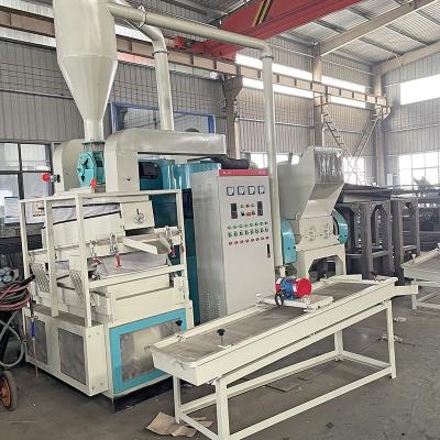 China Construction worksÂ  Large output copper wire recovery rice machine all kinds of cable network cable separator/Copper Wire Granulator for sale