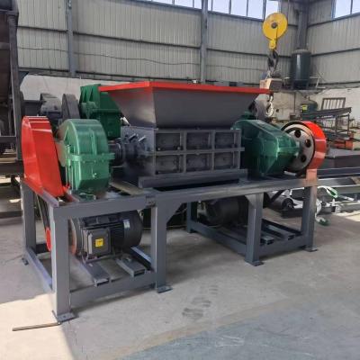 China Construction worksÂ  Good Price Stable Waste Plastic Recycling Crusher Double Shaft Shredder Machine/ Carton Tyre Shredder for sale