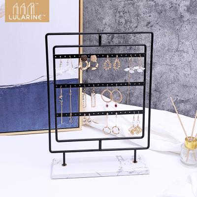 China Eco - Friendly Jewelry Display Tower Metal Rack Earrings Holder Stand for sale