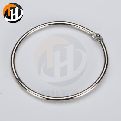 China High Quality School Fashion Iron Metal Loose Leaf Ring For Notebook Calendar for sale