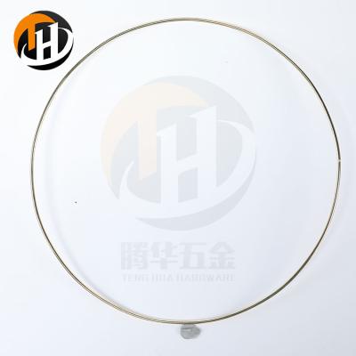 China Decorate 350mm Large Metal Iron Wire Gold O Ring For Floral Circles Dream Catcher And Iron Home Decorations for sale