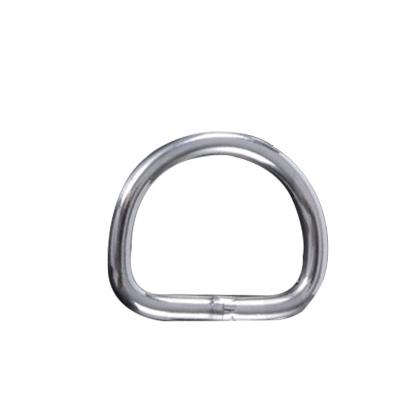 China Mini Metal Waterproof Shiny Nickel Plated Welded Round 20mm Polished D Ring For Lady Backpack /purse/bag Accessories for sale