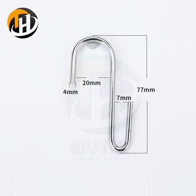 China Durable Widely Used Polished Accessories S Hook Clasp Pothook Chromed Iron Plated Solid Stainless Steel S Shaped Hook for sale