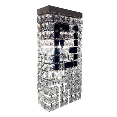 China Modern Contemporary Crystal Wall Light K9 Sconce Wall Lamp For Bedroom Corridor Hotel Crystal Wall Lamp for sale