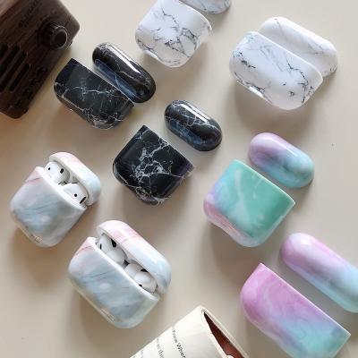 China For New Hard Protective Earbuds Bag and Case Cover For Apple Airpods PRO 1 2 3 Charging Case For Earbuds Case Marble for sale