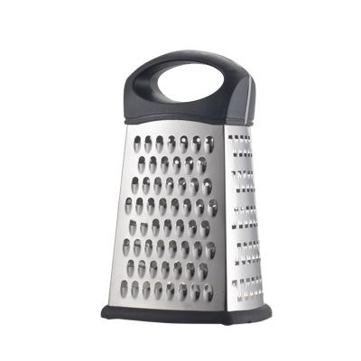 China Sustainable Universal Kitchen Tools 4 Sides Stainless Steel Grater For Fruits And Vegetables for sale