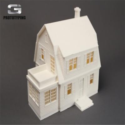 China sls 3d prototype sla 3d model sls model printing service car 3d printing house plastic houses for sale