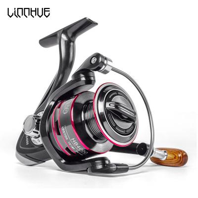 China Top Selling Reel HB500-7000 Saltwater Freshwater Carp PESCA Fishing Spinning Reel HB500-7000 10KG Max Drag Aluminum Alloy Spool for sale