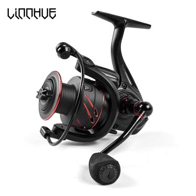 China LINNHUE Fishing Reel GS2000-7000 Full Metal Spool 5.0:1 Max Drag 10Kg Power Sea Carp Smooth Spinning Reel Fishing GS2000-7000 for sale