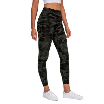 China Hot Sales Girls Breathable Women Camouflage Leggings Yoga Pants High Waist Butter Soft Leggings for sale