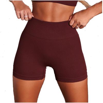 China Summer Women Breathable Booty Lift Yoga Shorts High Waist Biker Cycling Shorts for sale