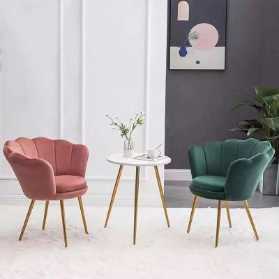 China (Other)Leisure Adjustable Back Vanity Dressing Chair Living Room Furniture Modern Velvet Dining Chair for sale