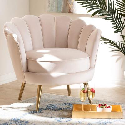 China (Other) Adjustable Leisure Back Vanity Dressing Chair Living Room Furniture Modern Velvet Vanity Chair for sale