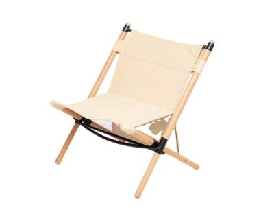 China Modern Wooden Camp Chair Folding Easy Carry Beach Relax Leisure Camping Chair Outdside for sale