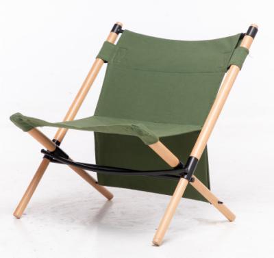 China High Quality Outdoor Furniture Adjustable Portable Foldable Wooden Camping Chairs Eco - Friendly for sale