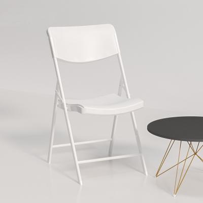 China New Design Modern Wholesale Outdoor White Garden Furniture Plastic Folding Chair for sale