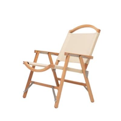 China Hot Sale Amazon Beach Chair Solid Wood Camping Chair Foldable Outdoor Furniture Eco-friendly for sale