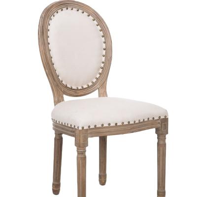 China Luxury classic wooden event solid wood sillas de comedor Louis Xv Wedding Chair french dining room for sale