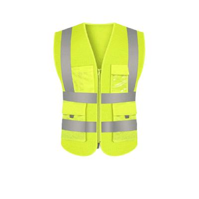 China Water Proof Printing Multi Pockets Workwear Working Engineering Construction Project Safety Vest for sale