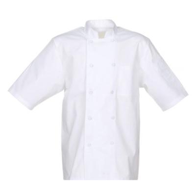 China Anti-Pilling Red Black White Chef Jacket Men's Jacket Chef Uniform Chef Coats Fashion Cheap In Small Quantity for sale