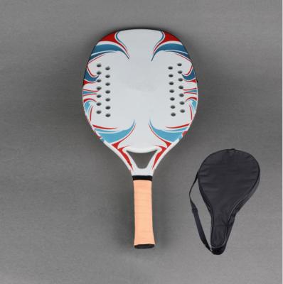 China Beach Tennis Racket Carbon Fiber Grit Face Eva Memory Foam Core Beach Tennis Racket, 005 padel rackets for sale