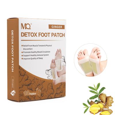 China 2021 Bamboo Toxin Repellent Bamboo Vinegar Ginger Japanese Detox Foot Patch Best Selling Pads for sale