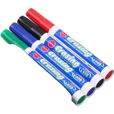 China Four Color School Classroom Supplies Erasable Whiteboard Pens Markers Dry Eraser Pages Children Drawing Pen Board Markers 14cm for sale