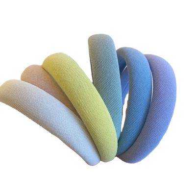 China Fashion Hair Accessories Sponge Wide Headbands Braided Headband Hair Circle Fashion Hair Bands Framing Headdress for sale