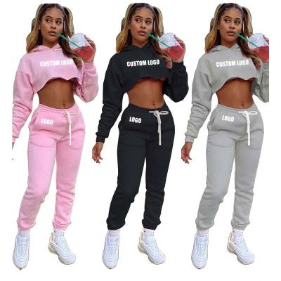 China Breathable Women Ladies Tracksuit Hoodies Sweatshirt Pants Casual Women Tracksuits Sweatshirts Sets Sport Wear Suit for sale