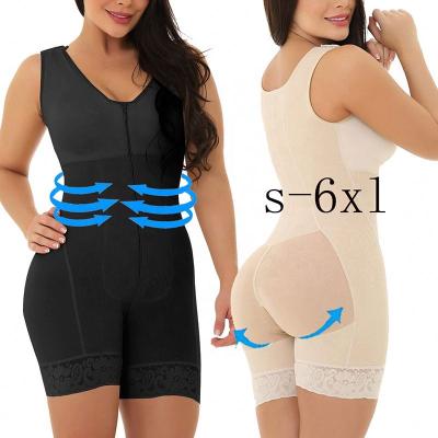 China Antibacterial New Trend Full Firm Tummy Control Enhancer Hip Women Butt Lifter Polyester Slimming Jumpsuit Shapewear for sale