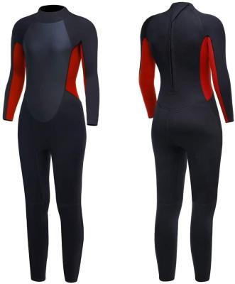 China New Arrival 3mm Neoprene One Piece Antibacterial Back Zipper Diving Suit Women Female Wetsuit For Snorkeling Surfing for sale