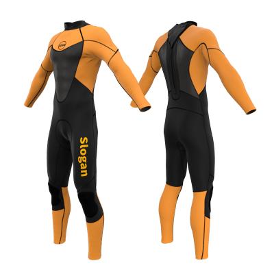 China Competitive Price 3mm Neoprene Scuba Diving Suit Antibacterial Manufacturer Neoprenanzug Long Sleeve Back Zip Wetsuits Men Surf Wetsuits for sale