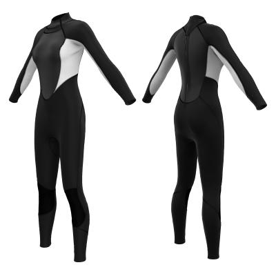 China New Arrival 3mm Neoprene One Piece Antibacterial Back Zipper Diving Suit Women Female Wetsuit For Snorkeling Surfing for sale