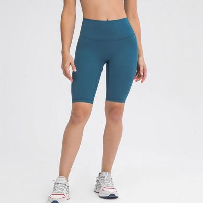 China XS-XL Breathable Plus Size Spandex Tummy Control Women High Waist Gym Biker Shorts for sale