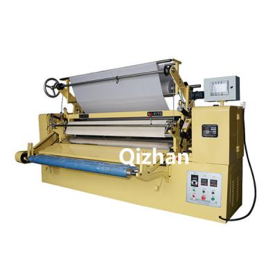 China Combined bamboo sheet & Orders Ribbon Qizhan Leather Sheet Knife Vertical Bamboo Servo Automatic Fabric Textile System Pleating Machine Pleated Machine for sale