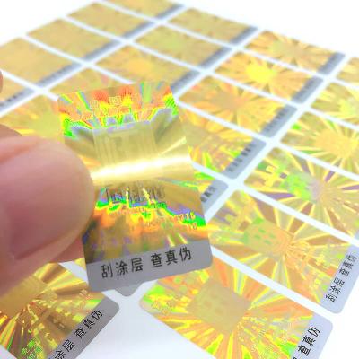 China Cheap waterproof manufacturer color 3d security labels logo hologram stickers, custom printed vinyl sticker printing for sale