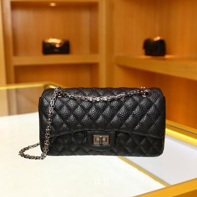 China Designer brand brand new diamond chain bag autumn/winter waterproof luxury shoulder cross - body bag sheepskin lady leather bag for sale