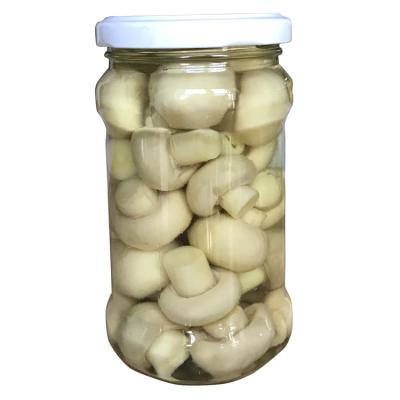 China 280g canned canned whole champignon mushroom in glass jar for sale