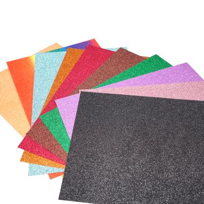 China 12*12 300gsm 150gsm Glitter Anticurl High Quality Colored Paper and Card Glitter for sale